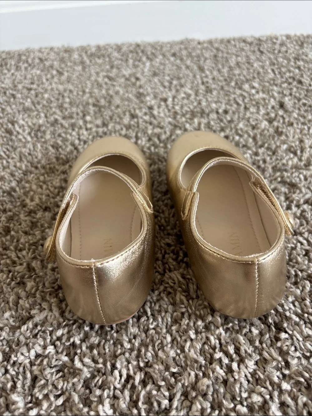 Amazon Girls Metallic Gold Mary Jane Shoes